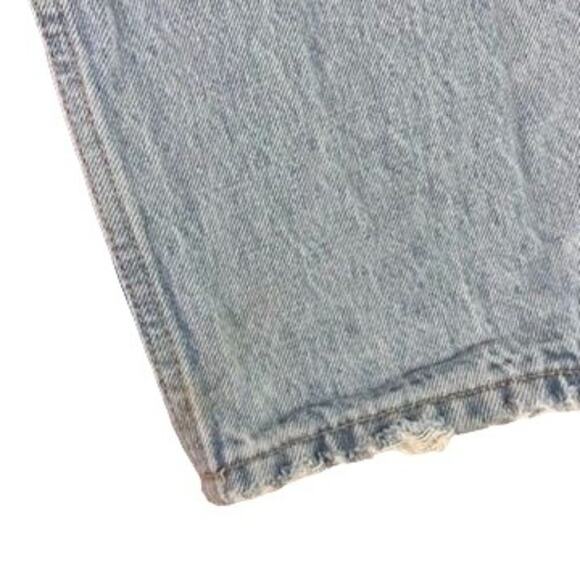 Zara High Rise Jeans Women's Size 10 Light Wash Blue Straight - Picture 6 of 13